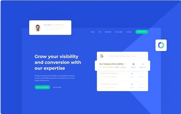 Redesign of SEO and Reputation Management Agency